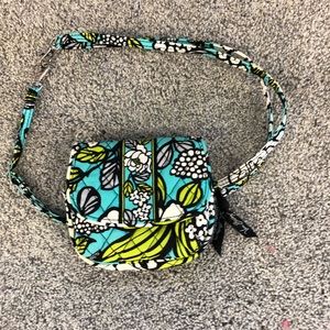 Vera Bradley Green Paisley Mini‎ Crossbody Bag